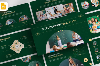 Clean Minimalist Education Google Slide Template